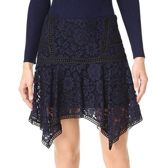 Veronica Beard Aura Asymmetrical Skirt - Picture 1 of 7